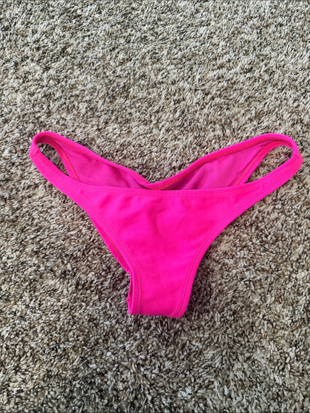 Pakaloha Hot Pink Puamana Ruched Bikini Bottom